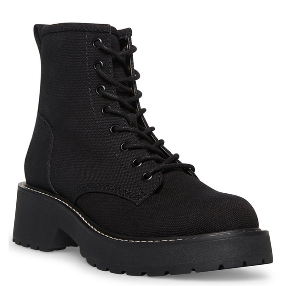 Madden Girl Lace Up Combat Boots - Picture 1 of 1